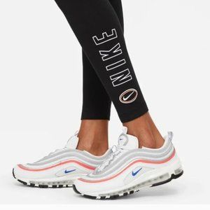 NWT Nike Black Embroidered Varsity Logo Leggings